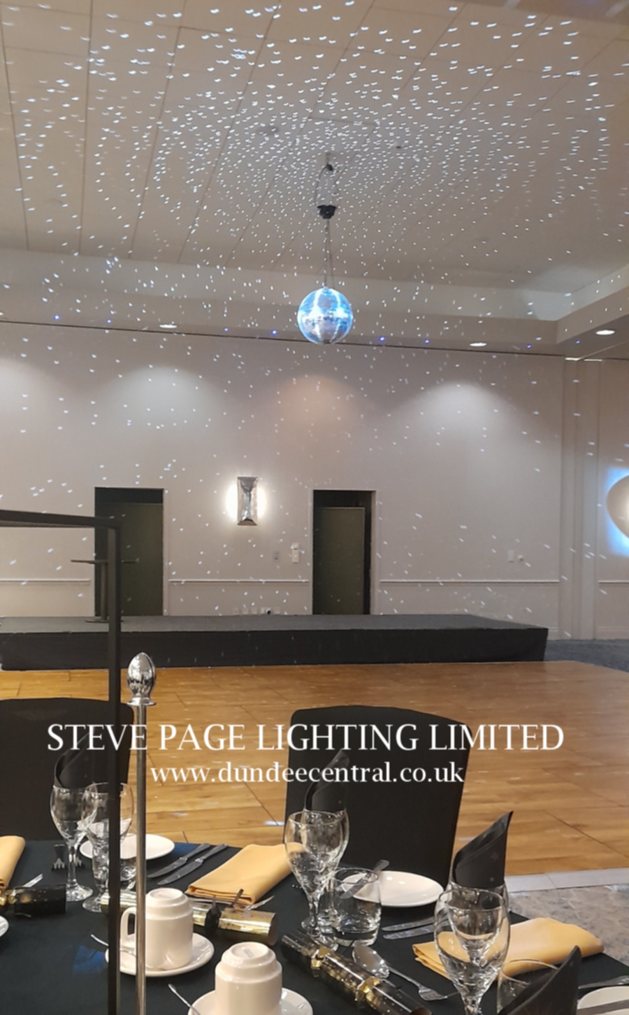 fairmont st andrews event mirrorball hire